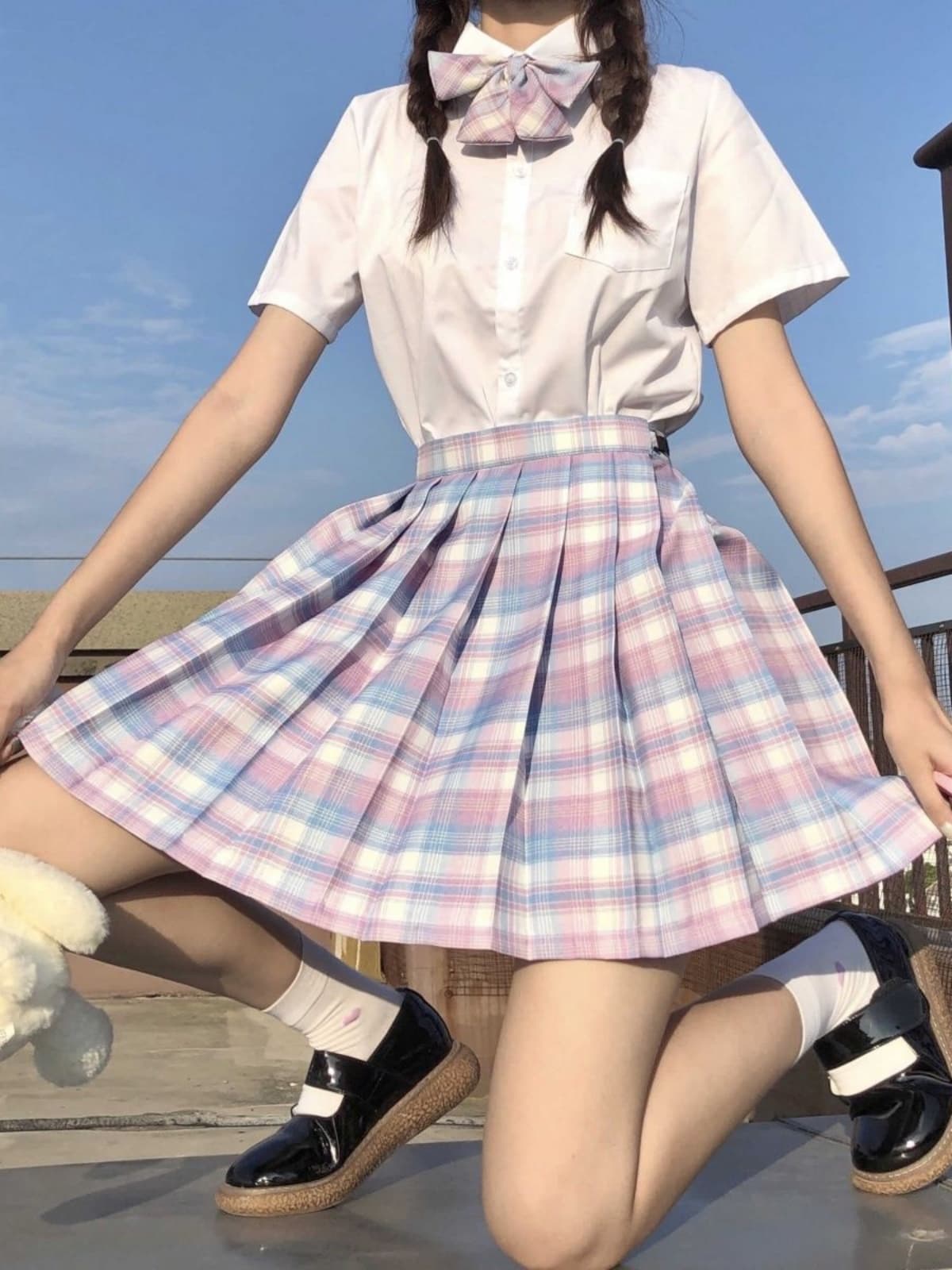 ふんわり優美プリーツスカート