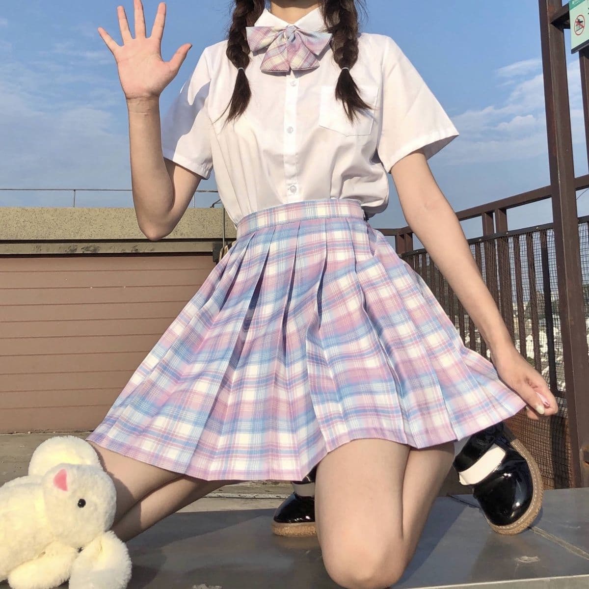 ふんわり優美プリーツスカート