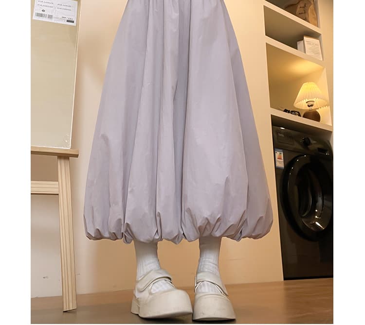 スカート バルーンシルエット ロングスカート
