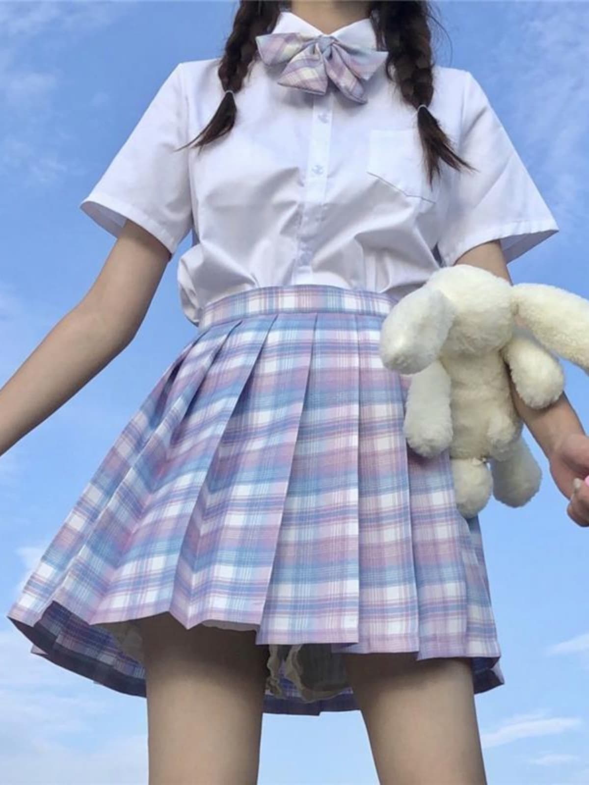ふんわり優美プリーツスカート