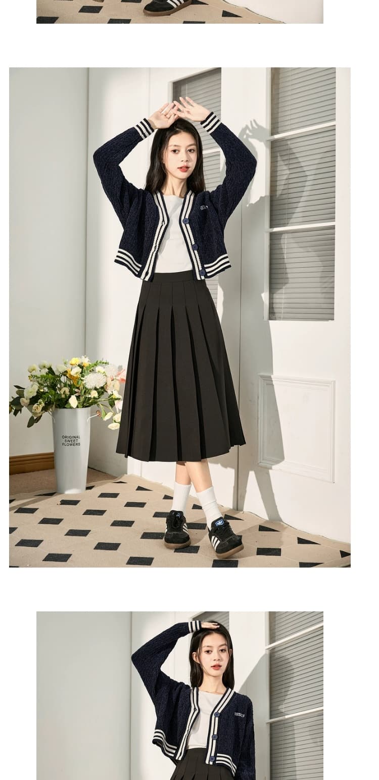 シンプル上品プリーツスカート
