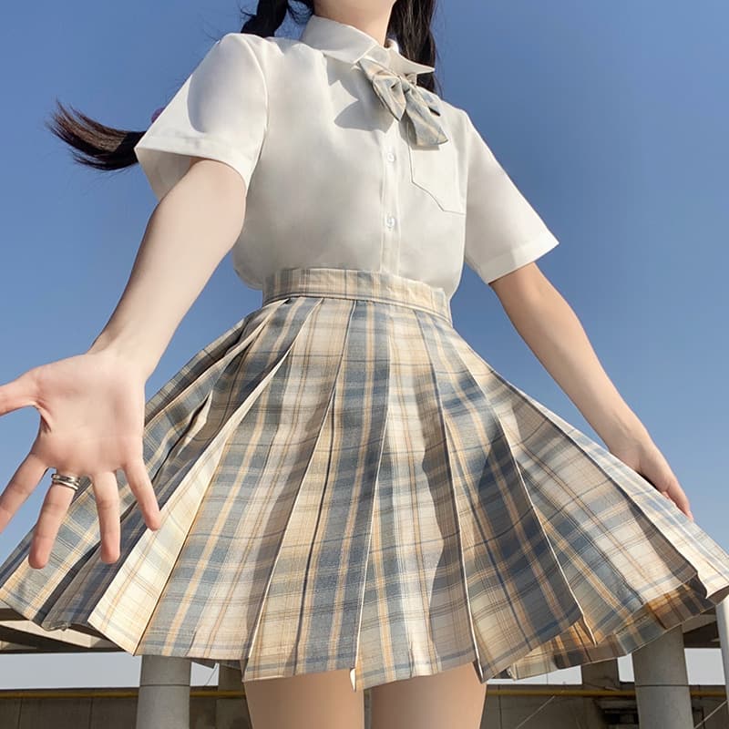 ふんわり優美プリーツスカート