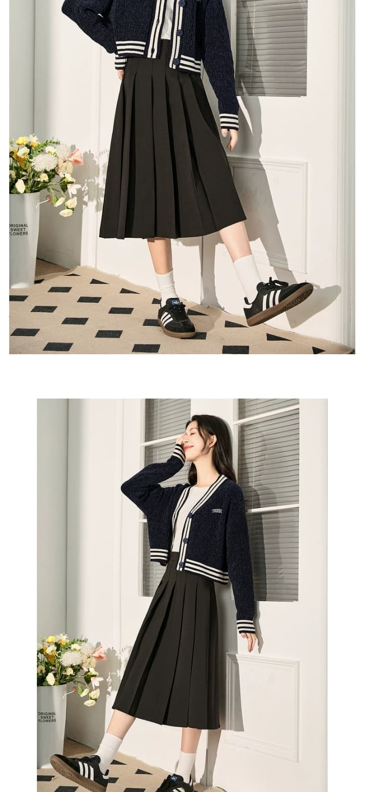 シンプル上品プリーツスカート