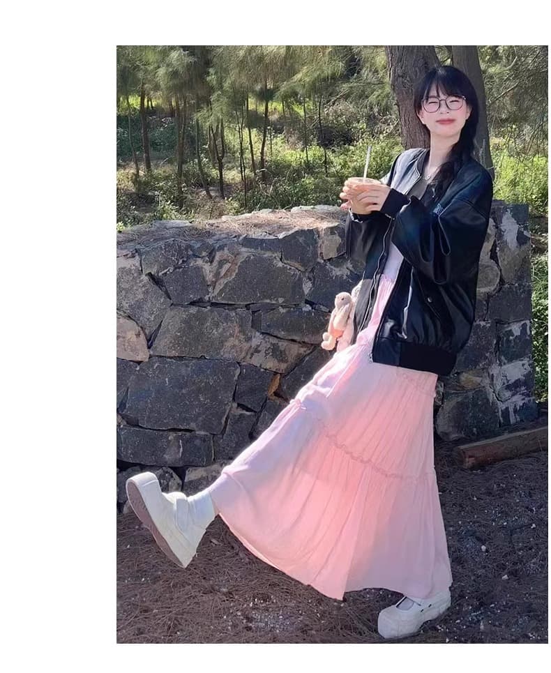 ふんわり優美チュールスカート