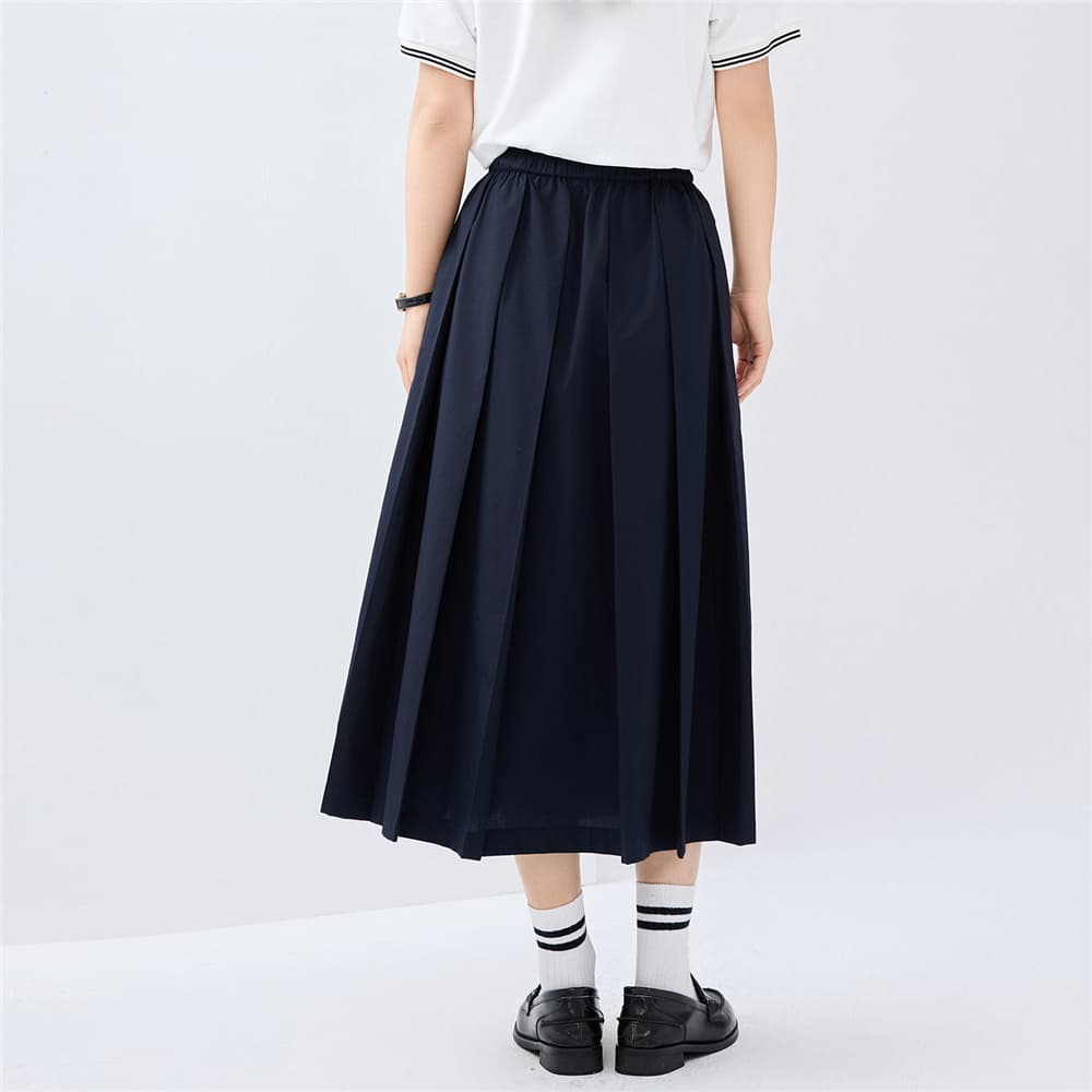 なめらかプリーツギャザースカート