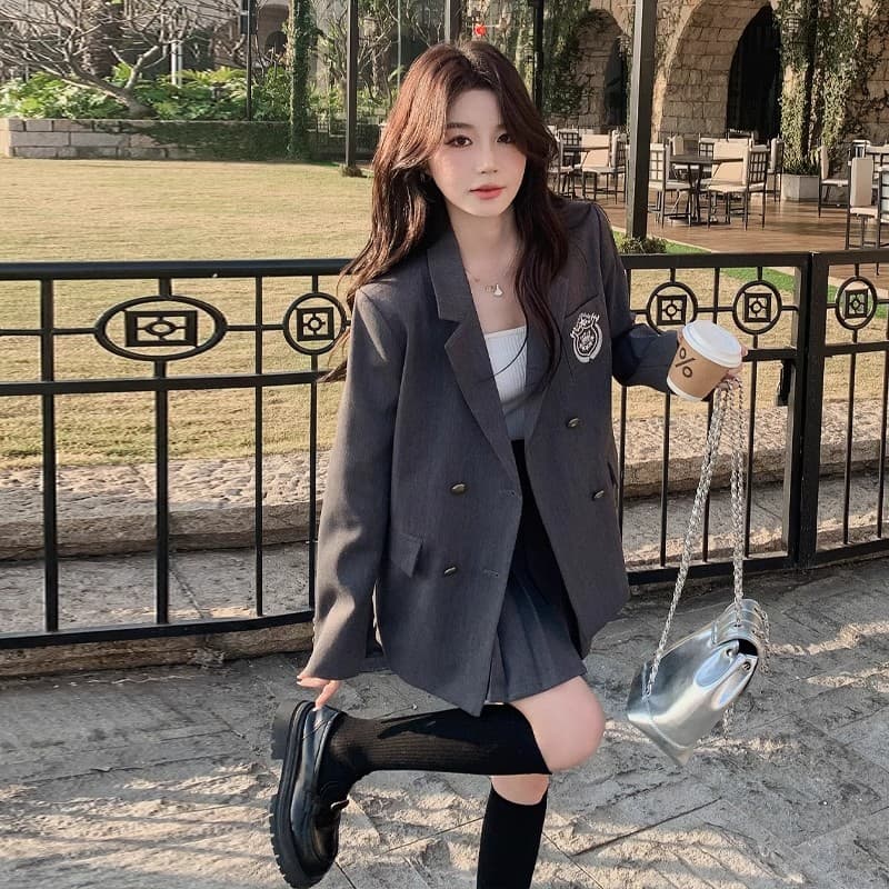 学生風ミニプリーツスカート