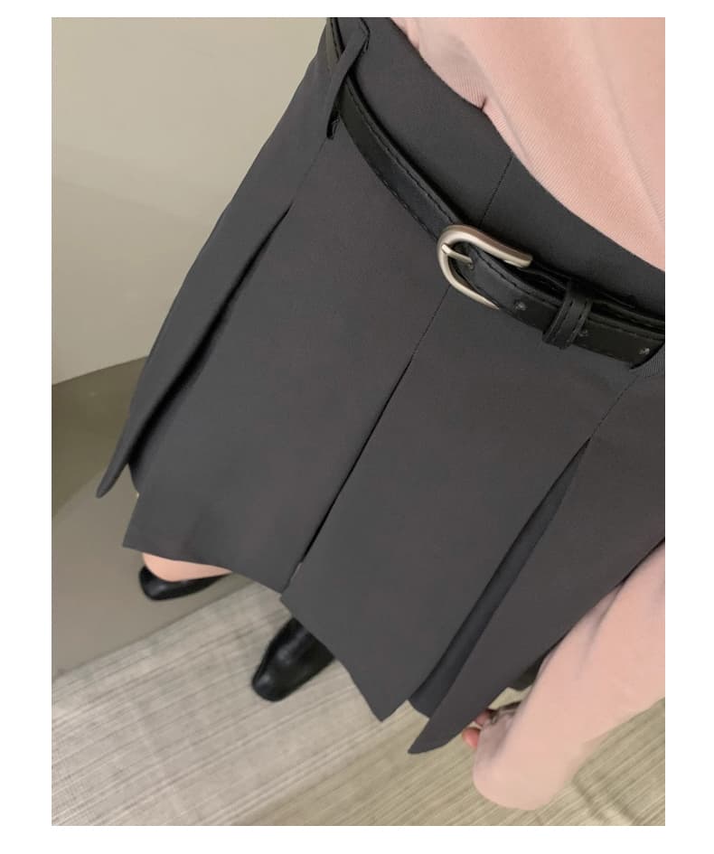 ベーシックプリーツミニスカート