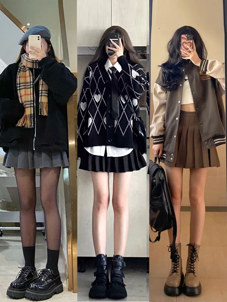 ハイウエスト細プリーツミニスカート
