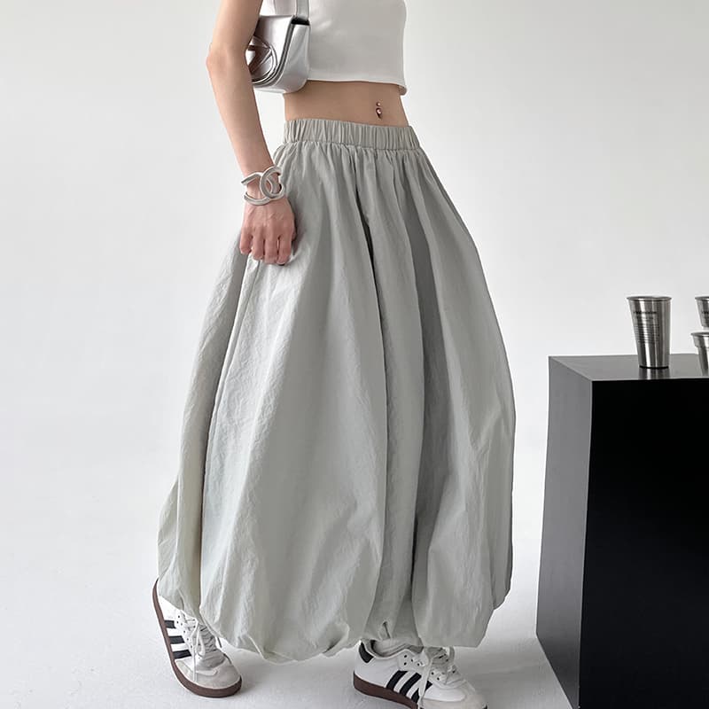 ふんわりバルーンプリーツスカート