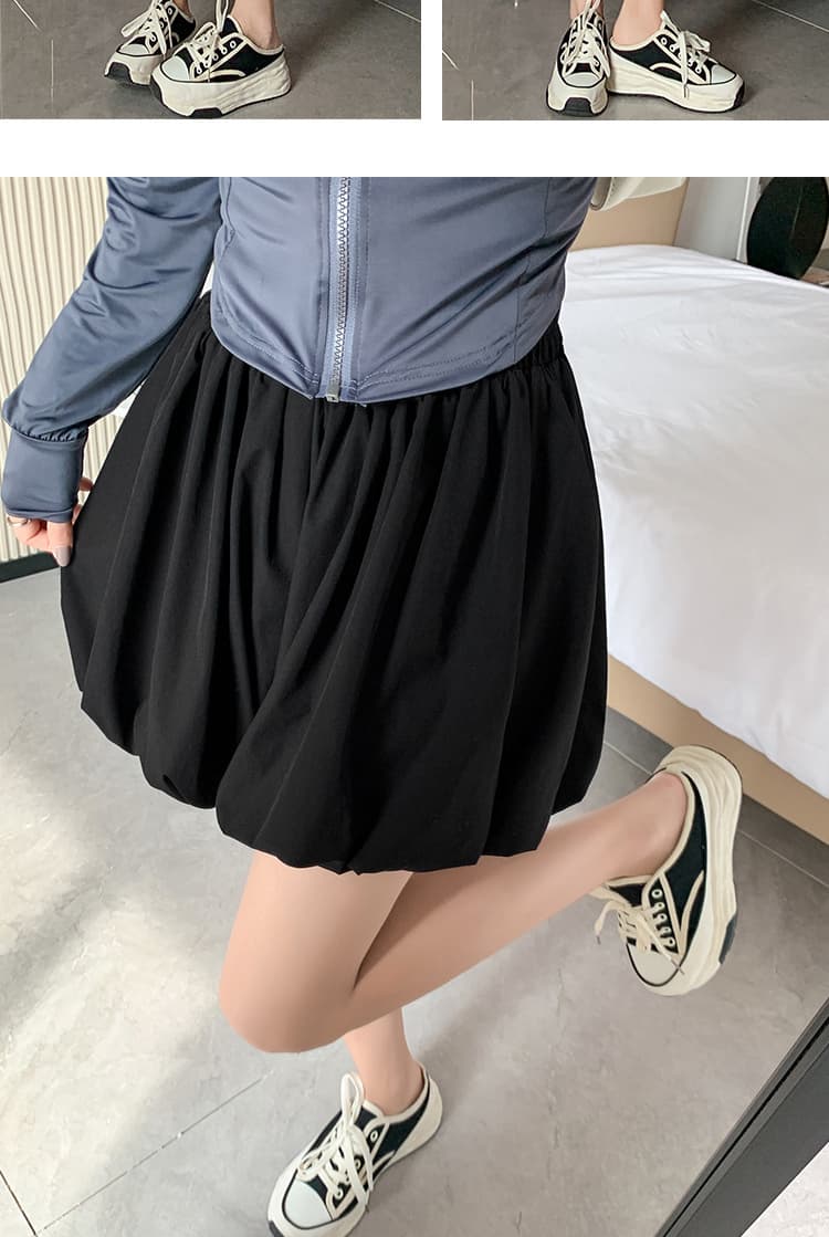 ふんわりバルーンプリーツスカート