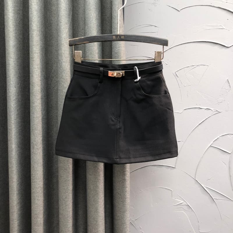 シンプル ベーシック ミニスカート