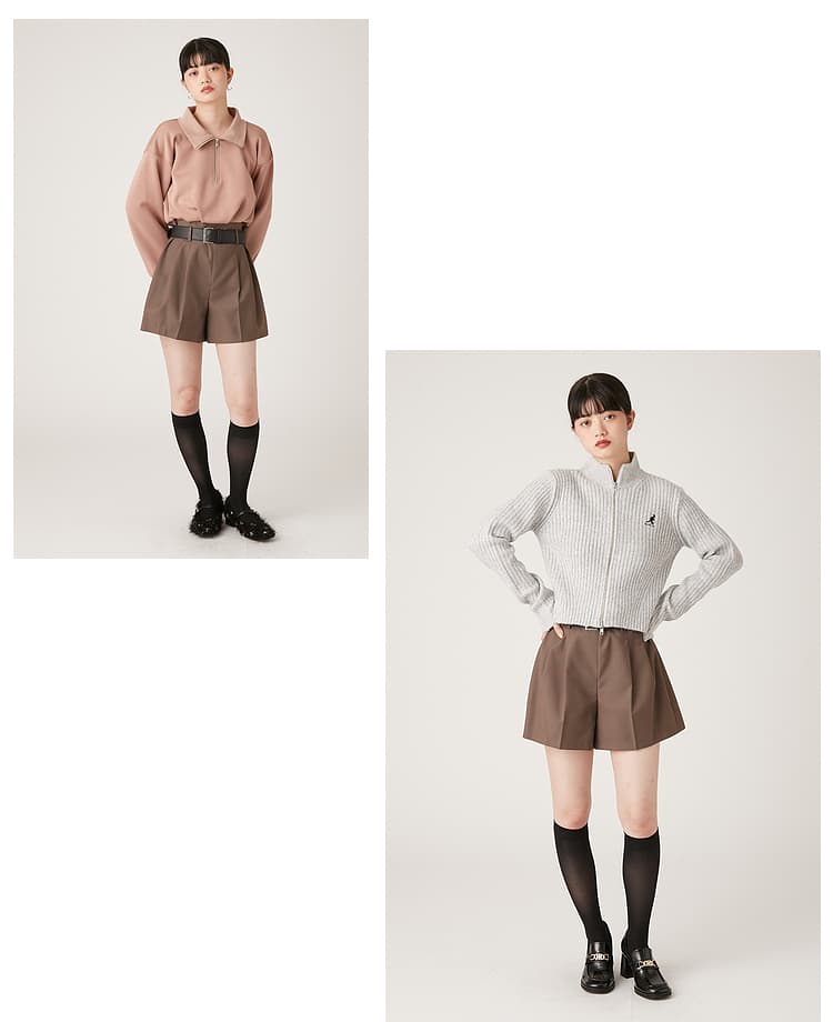 しなやかプリーツミニスカート