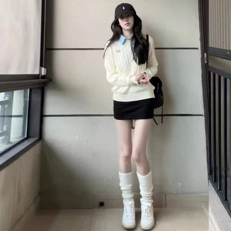 すっきりシルエット ミニスカート